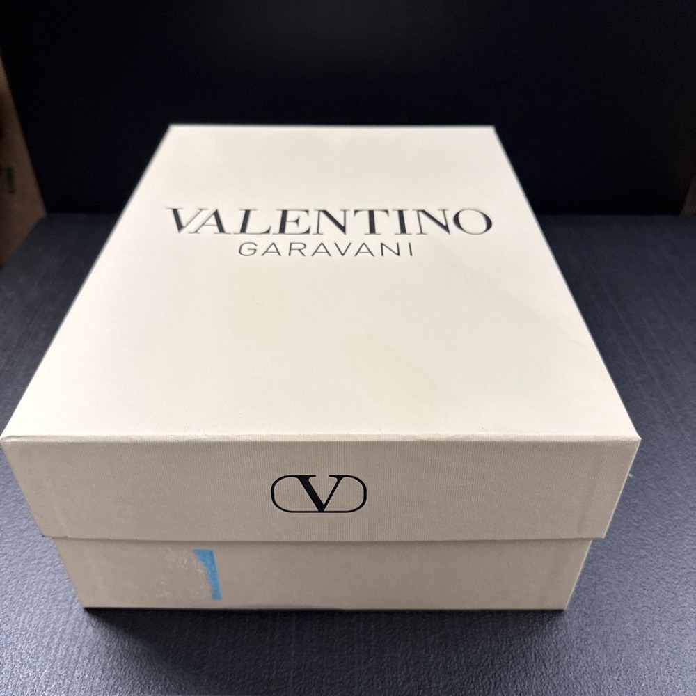 Authentic Valentino Shoe Box 12x9x5 and two Dust Bags (1651)